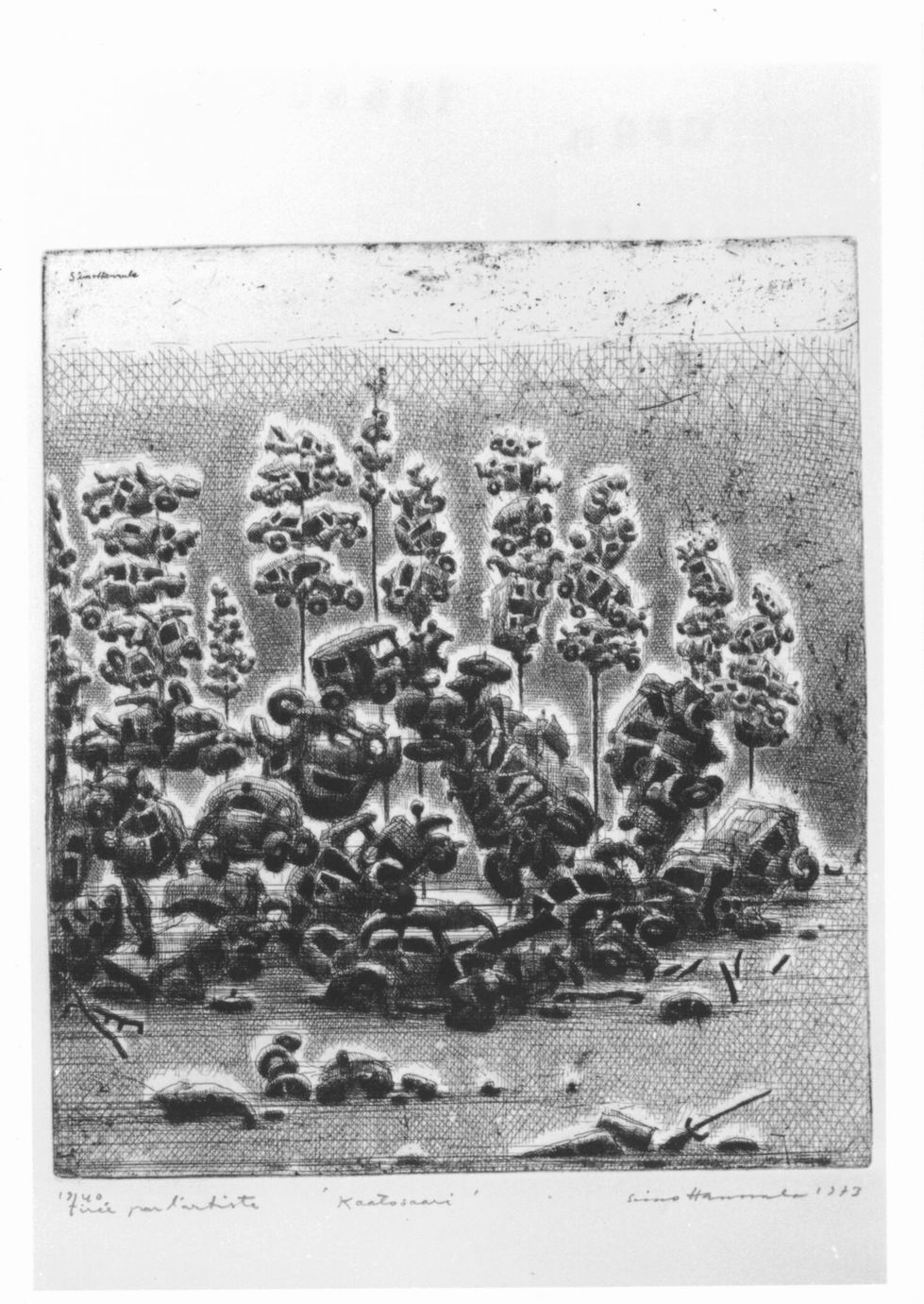 automobili (stampa) di Hannula Simo (sec. XX)