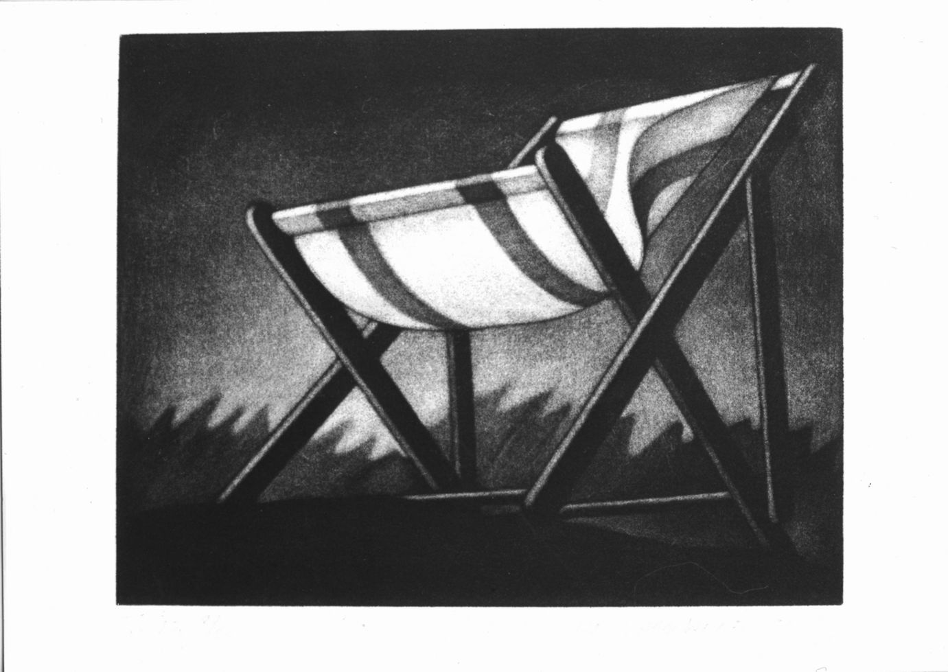 sedia a sdraio (stampa) di Salokannel Antti (sec. XX)