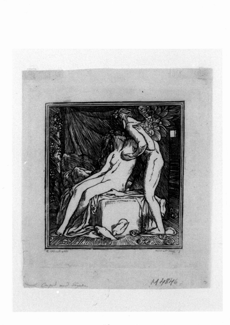 Amore e psiche (stampa) di Ricketts Charles (sec. XX)