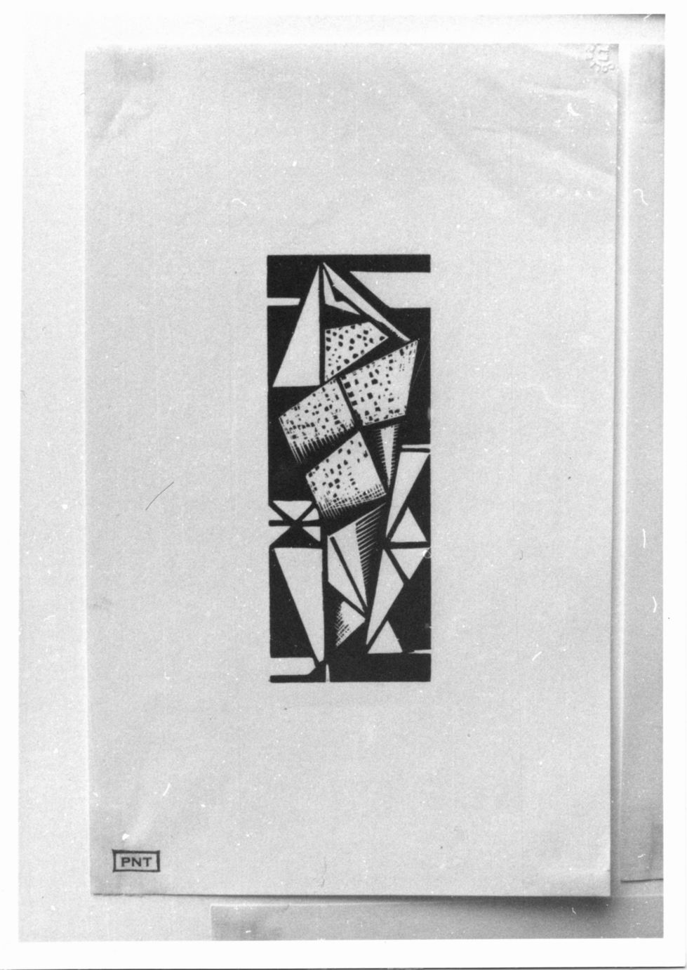 Composizione astratta (stampa, elemento d'insieme) di Nash Paul (sec. XX)