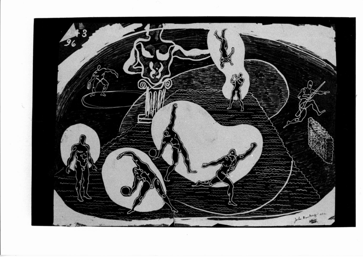 Figure di atleti intenti a vari sports (stampa) di Banting John (sec. XX)