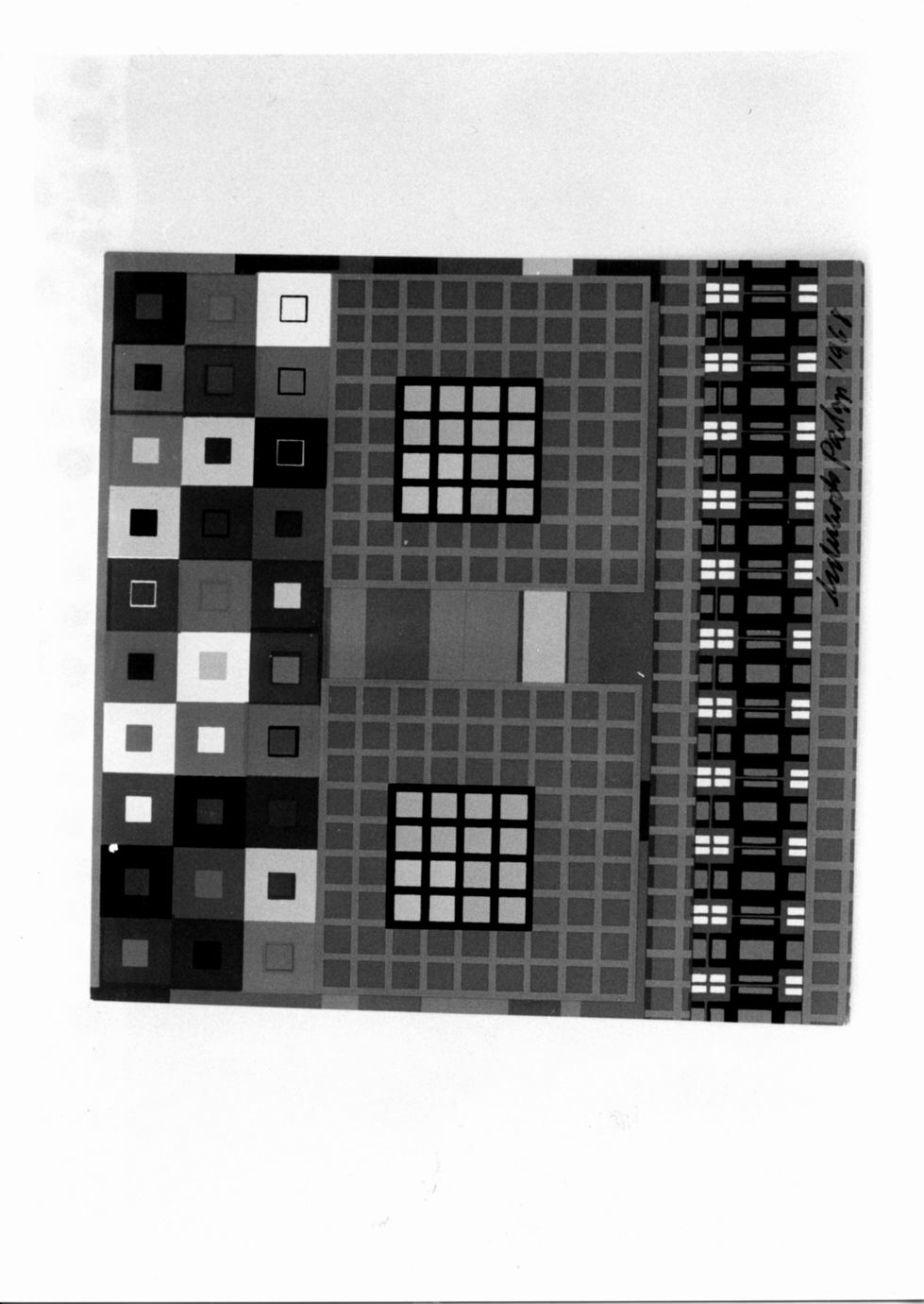 Universal electronic vacuum, Composizione astratta (stampa) di Paolozzi Eduardo (sec. XX)