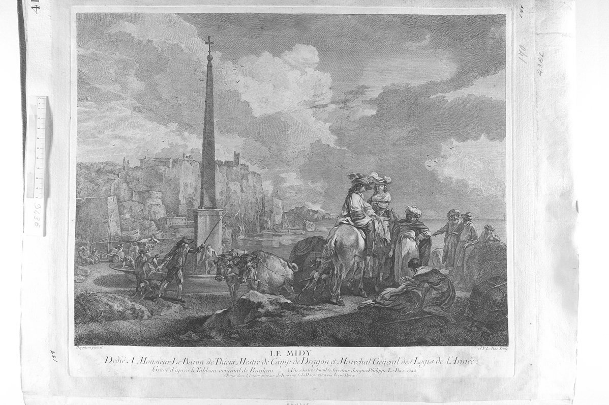 Le Midy (?) (stampa) di Les Bas Jacques Philippe (sec. XVII)