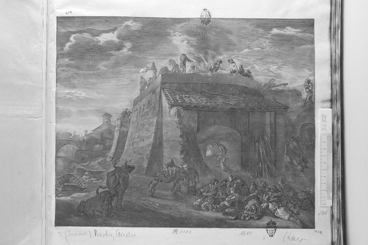 Il forno (stampa) di Visscher Cornelis II (sec. XVII)