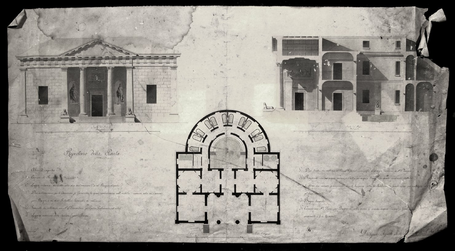 architettura (disegno) - ambito bolognese (prima metà sec. XX)