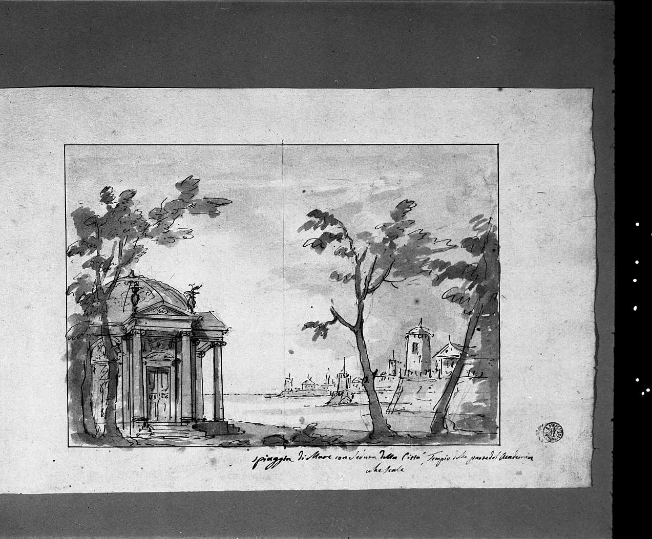 disegno di Galliari Giuseppino (attribuito) (sec. XVIII)