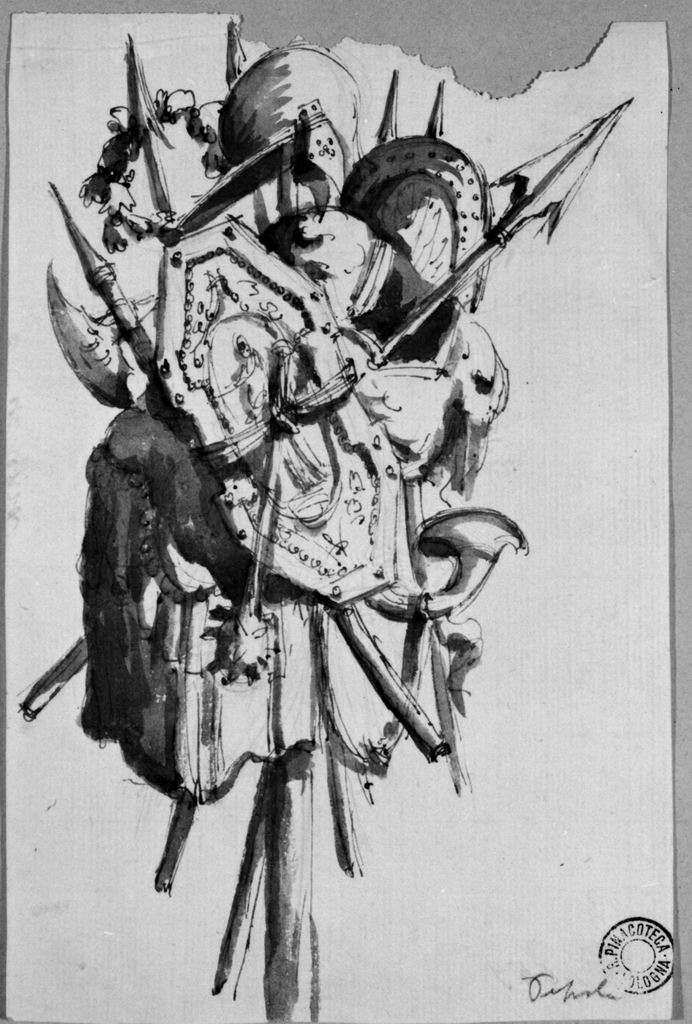 Motivi decorativi (disegno) di Bianconi Carlo (seconda metà sec. XVIII)
