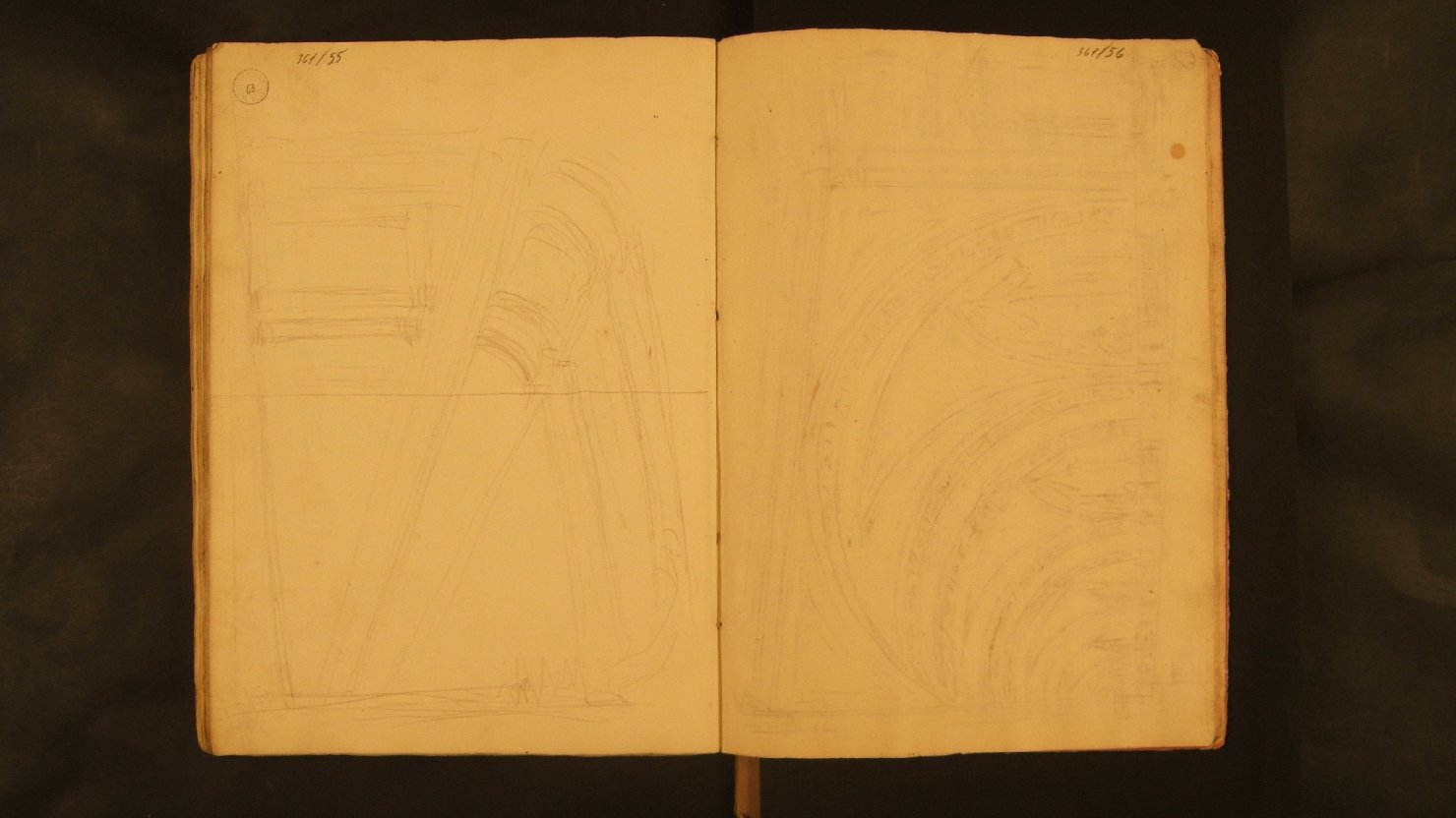 sotterraneo (v.) (disegno, elemento d'insieme) di Galliari Gaspare (attribuito) (sec. XVIII)