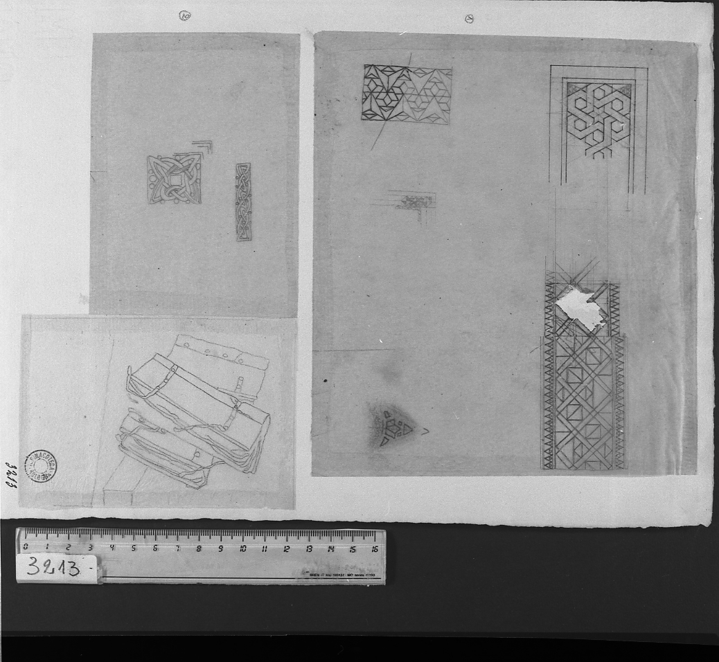 studio di decorazione (disegno) di Serra Lugi (sec. XIX)