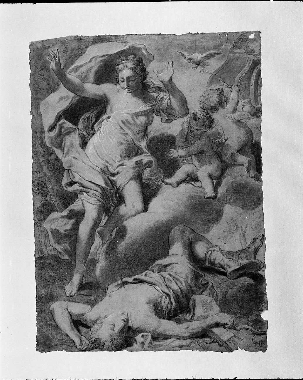 scena mitologica (disegno, opera isolata) di Gandolfi Gaetano (secc. XVIII/ XIX)