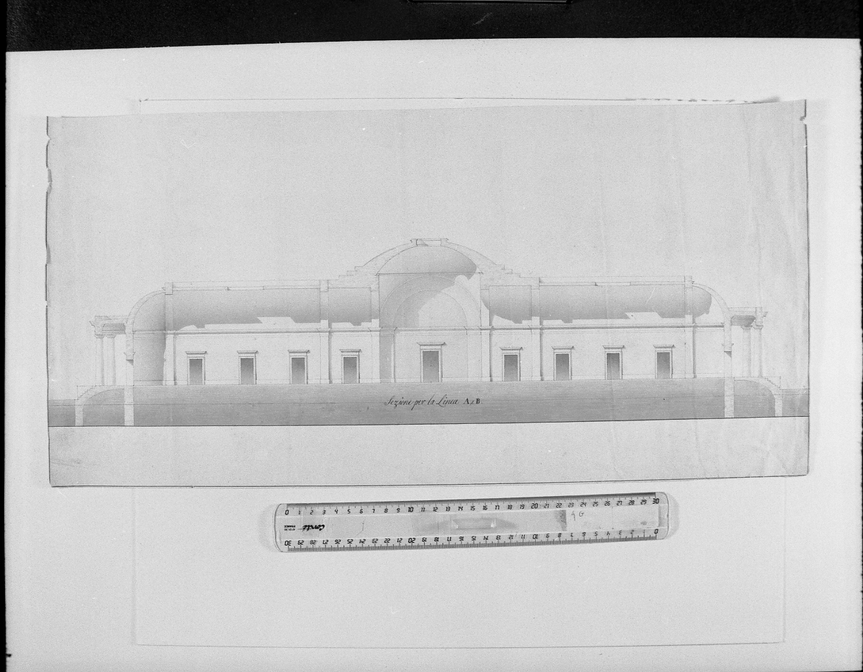 terme (disegno, elemento d'insieme) - ambito bolognese (prima metà sec. XIX)