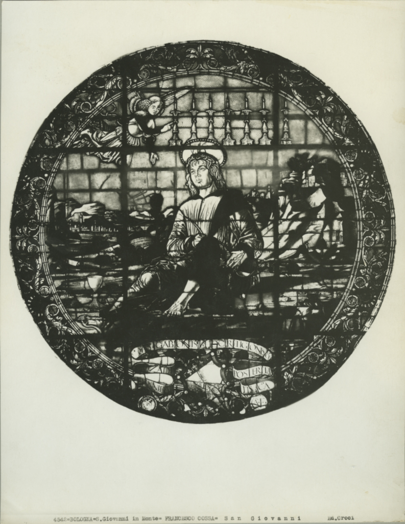 Del Cossa, F./ San Giovanni in Patmos/ Bologna/ Chiesa di S. Giovanni in Monte (positivo) di Del Cossa, Francesco, Croci, Felice (XX)