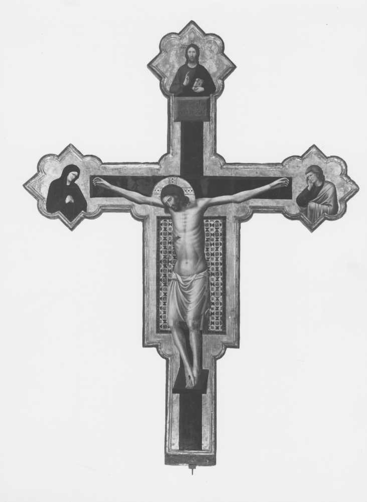 Dipinti - Crocifisso (positivo) di Giovanni da Rimini, Villani & Figli (ditta) (XX)