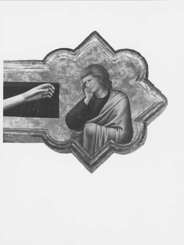 Dipinti - Crocifisso (positivo) di Giovanni da Rimini, Villani & Figli (ditta) (XX)