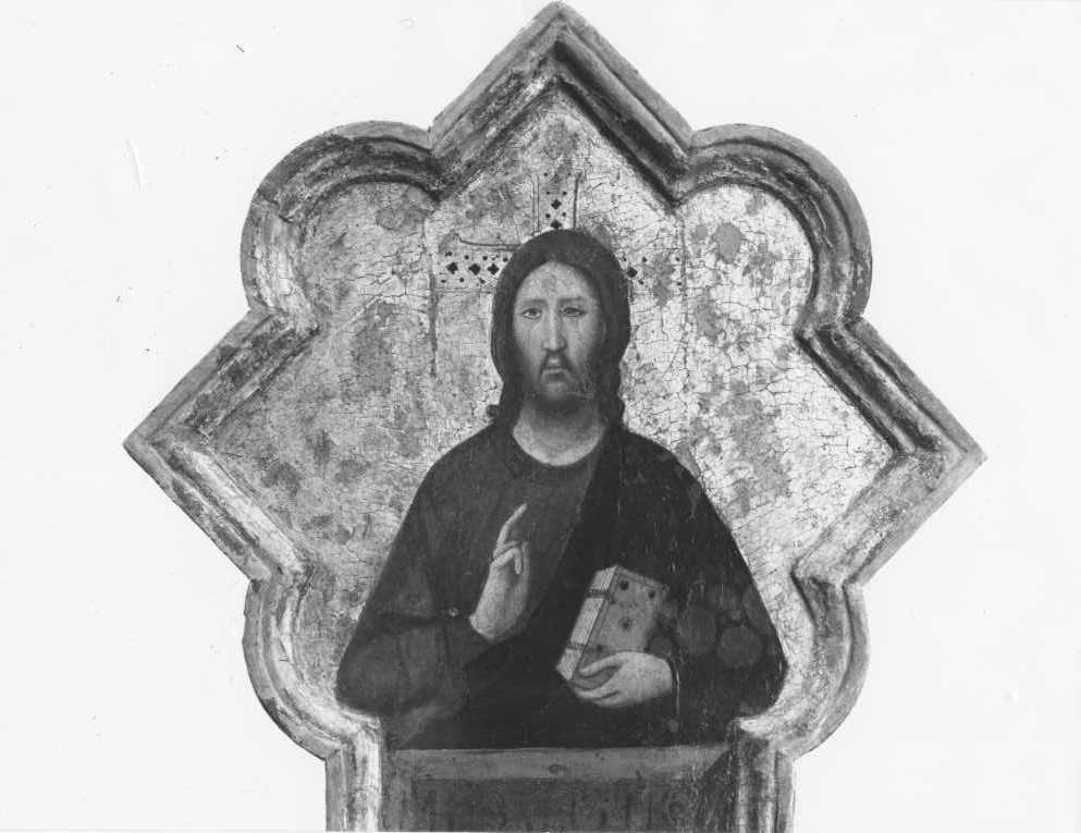 Dipinti - Crocifisso (positivo) di Giovanni da Rimini, Baronzio, Giovanni (attr), Archivio Fotografico Soprintendenza di Urbino (XX)