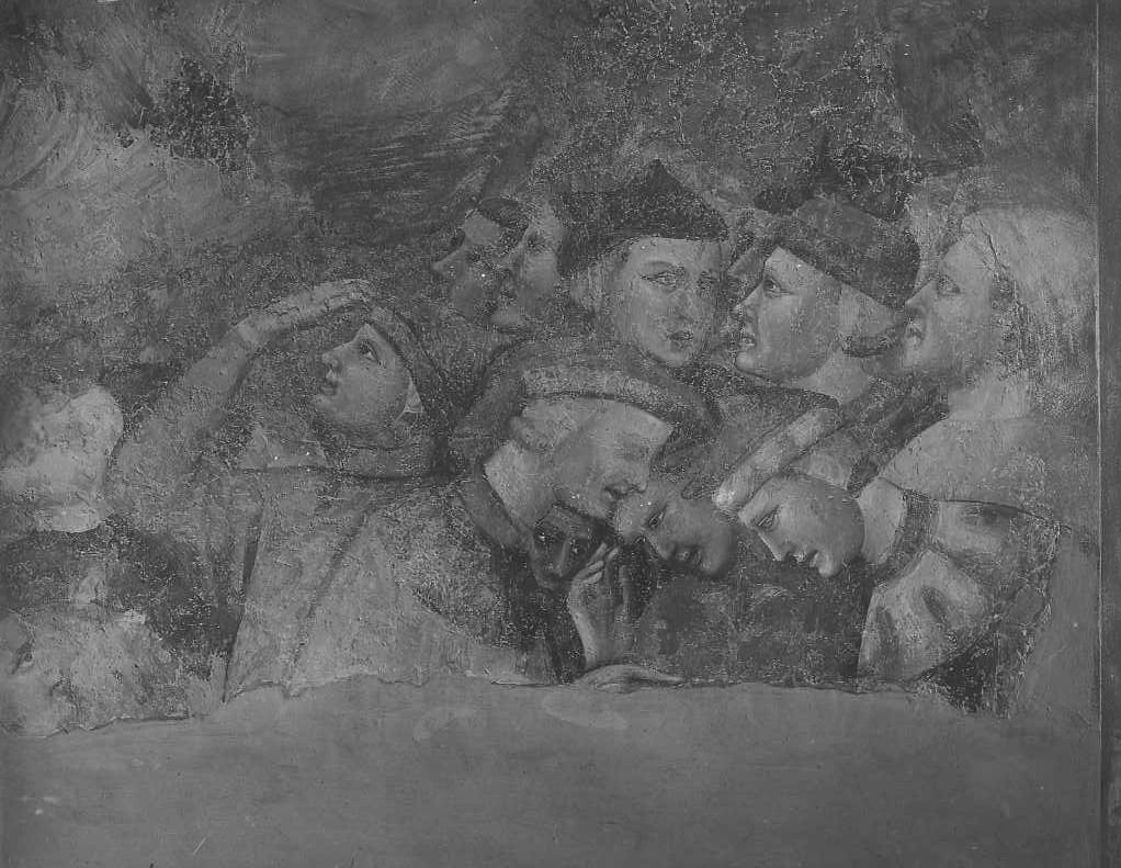 Affreschi - Figure maschili (positivo) di Giovanni da Rimini (attr), Croci, Felice (XX)