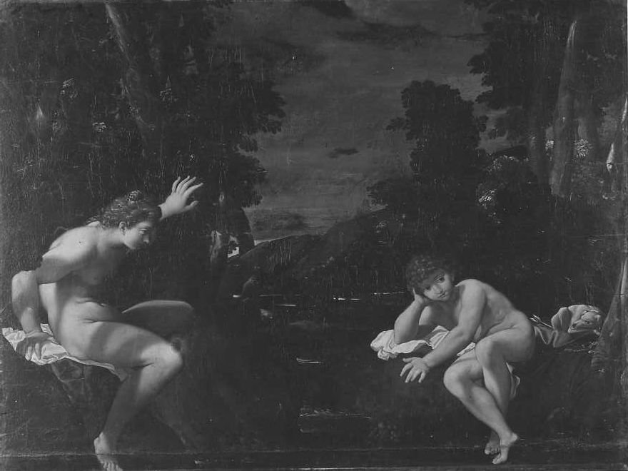 Badalocchio, S./ Salmace ed Ermafrodito/ Roma/ Galleria Pallavicini (positivo) di Badalocchio, Sisto, G.F.N. - Gabinetto Fotografico Nazionale (XX)