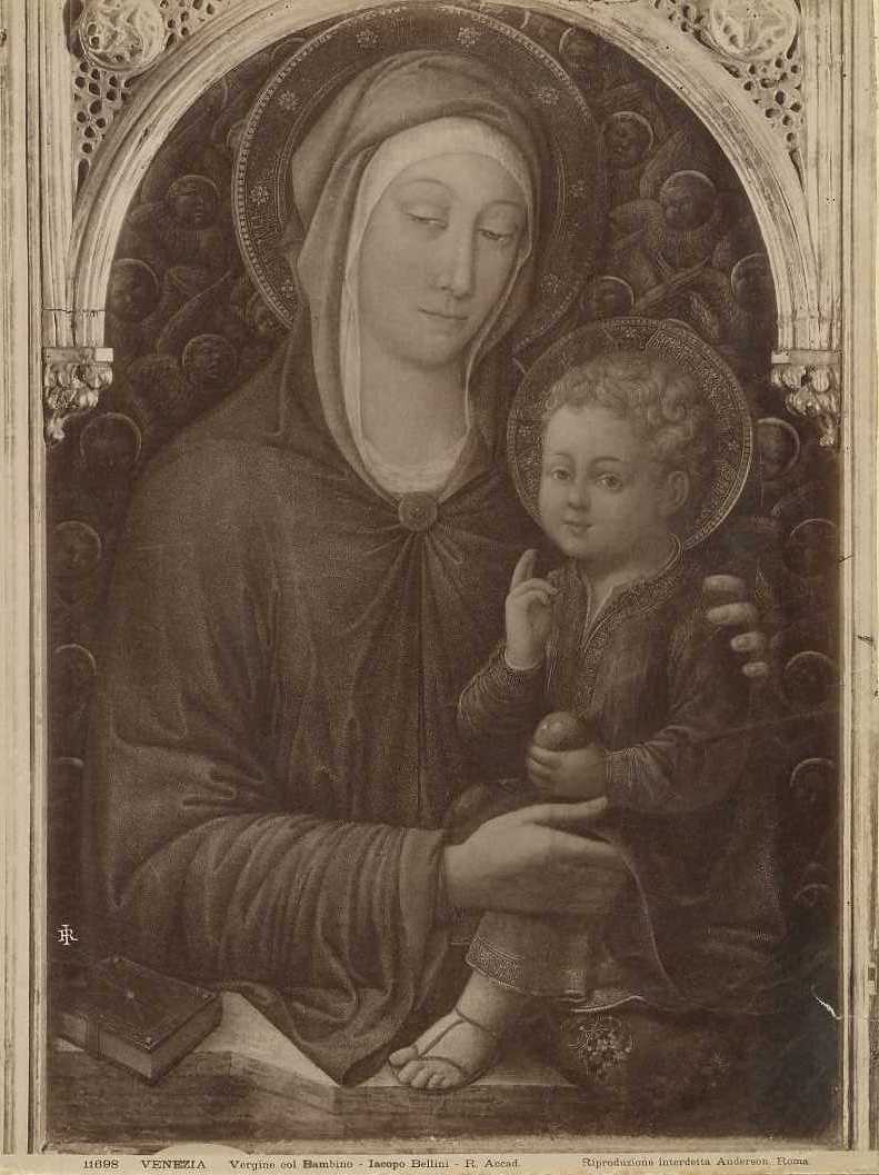 Dipinti - San Giorgio e il drago (positivo) di Bellini, Jacopo, Anderson, Domenico (XX)