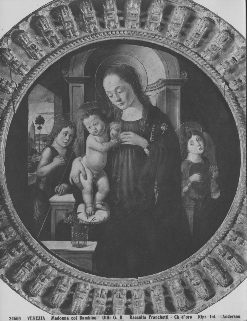 Tucci, B. d'A./ Madonna col Bambino/ Venezia/ Cà d'Oro (positivo) di Tucci, Biagio d'Antonio, Utili, Giovan Battista (attr), Anderson, Domenico (XX)