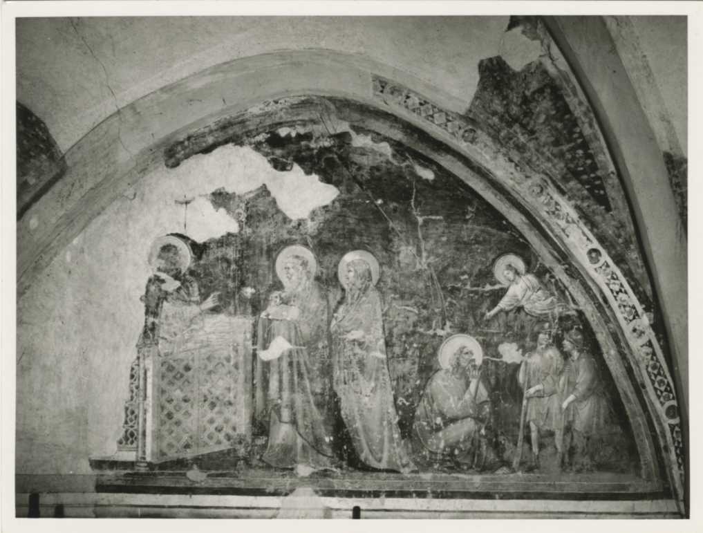 Giovanni da Rimini/ Presentazione al Tempio/ Chiesa di Sant'Agostino/ Rimini (positivo) di Giovanni Francesco da Rimini, Gabinetto Fotografico Soprintendenza (XX)