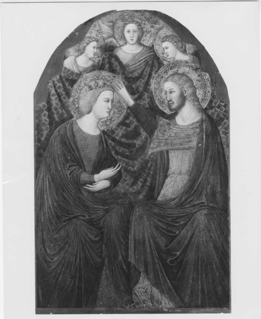 Maestro della vita di San Giovanni Battista/ Incoronazione della Vergine/ Yale University Art Gallery/ New Haven, Connecticut (positivo) di Maestro della vita di San Giovanni Battista, Anonimo (XX)