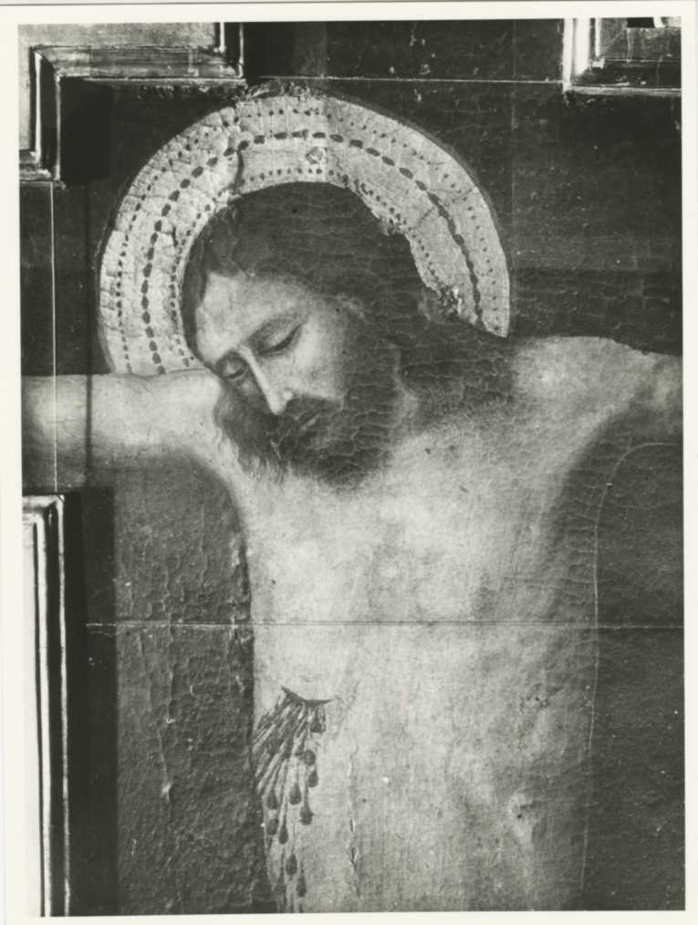 Tavole - Cristo Crocifisso (positivo) di Giovanni da Rimini, Gabinetto Fotografico Soprintendenza (XX)