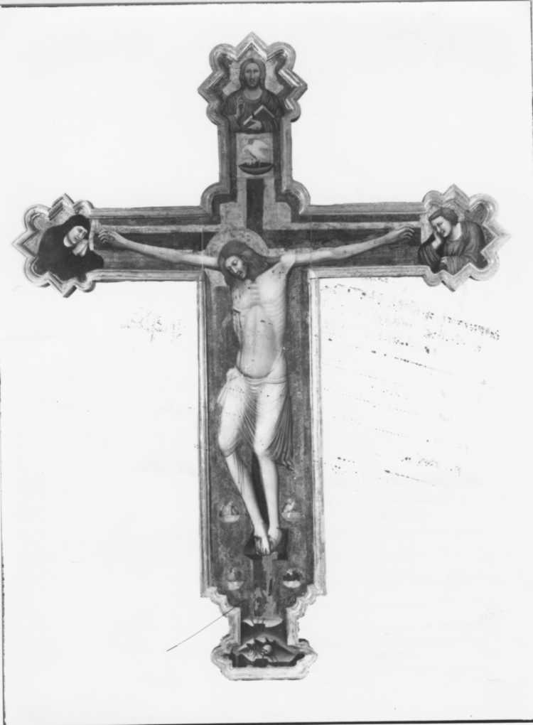 Maestro fabrianese-riminese/ Cristo Crocifisso/ Galleria Nazionale delle Marche/ Urbino (positivo) di Archivio Fotografico Soprintendenza delle Marche - Urbino - scuola fabrianese - riminese (XX)