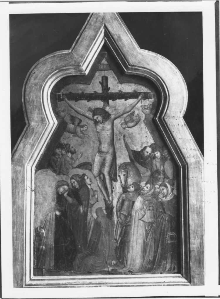 Tavole - Crocifissione (positivo) di Maestro dell'Incoronazione di Urbino, Archivio Fotografico Soprintendenza delle Marche - Urbino (XX)