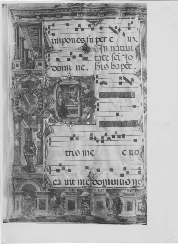 Anonimo/ Natività del Battista/ Biblioteca Malatestiana/ Cesena (positivo) di Zoli (XIX/ XX)