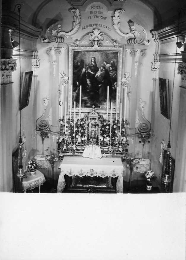 Chiese - Vedute - Dipinti - La Vergine con il Bambino, Santi e angeli (positivo) di Mastelletta, il, Anonimo (XX)