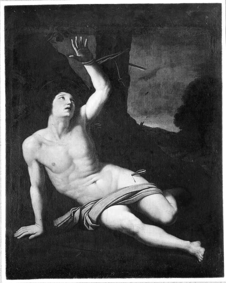 Anonimo reniano/ S. Sebastiano/ Stoccarda/ Wurtembergische Staatsgalerie (positivo) di Anonimo - scuola reniana (XX)