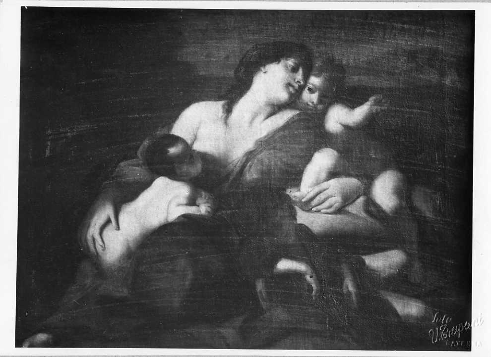 Cignani, C. (copia da)/ La Carità/ Ravenna/ Pinacoteca Civica (positivo) di Trapani, U - scuola emiliana (XX)
