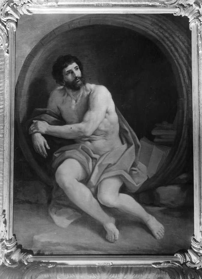 Sirani G. A. (attr.)/ Diogene/ Postdam/ Neues Palais (positivo) di Sirani, Giovanni Andrea (attr), Anonimo (XX)