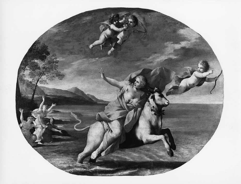 Dipinti - Ratto di Europa (positivo) di Romanelli, Giovanni Francesco, Villani & Figli (ditta) (XX)