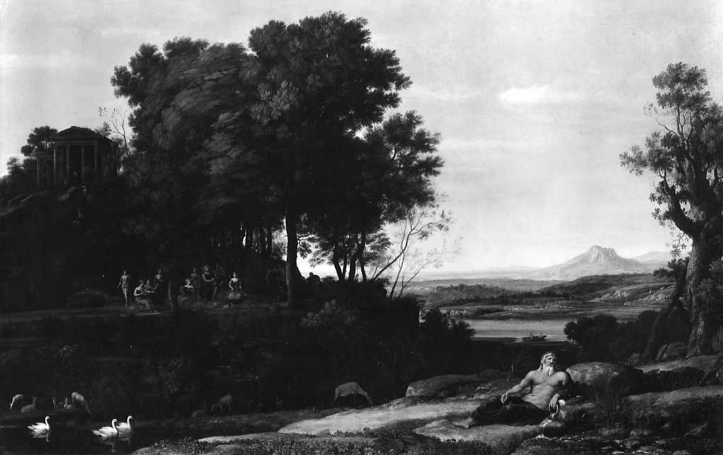 Lorrain, C./ Paesaggio con il Parnaso/ Edimburgo/ National Gallery of Scotland - Coll. Earl of Ellesmere (positivo) di Lorrain, Claude, Annan (XX)