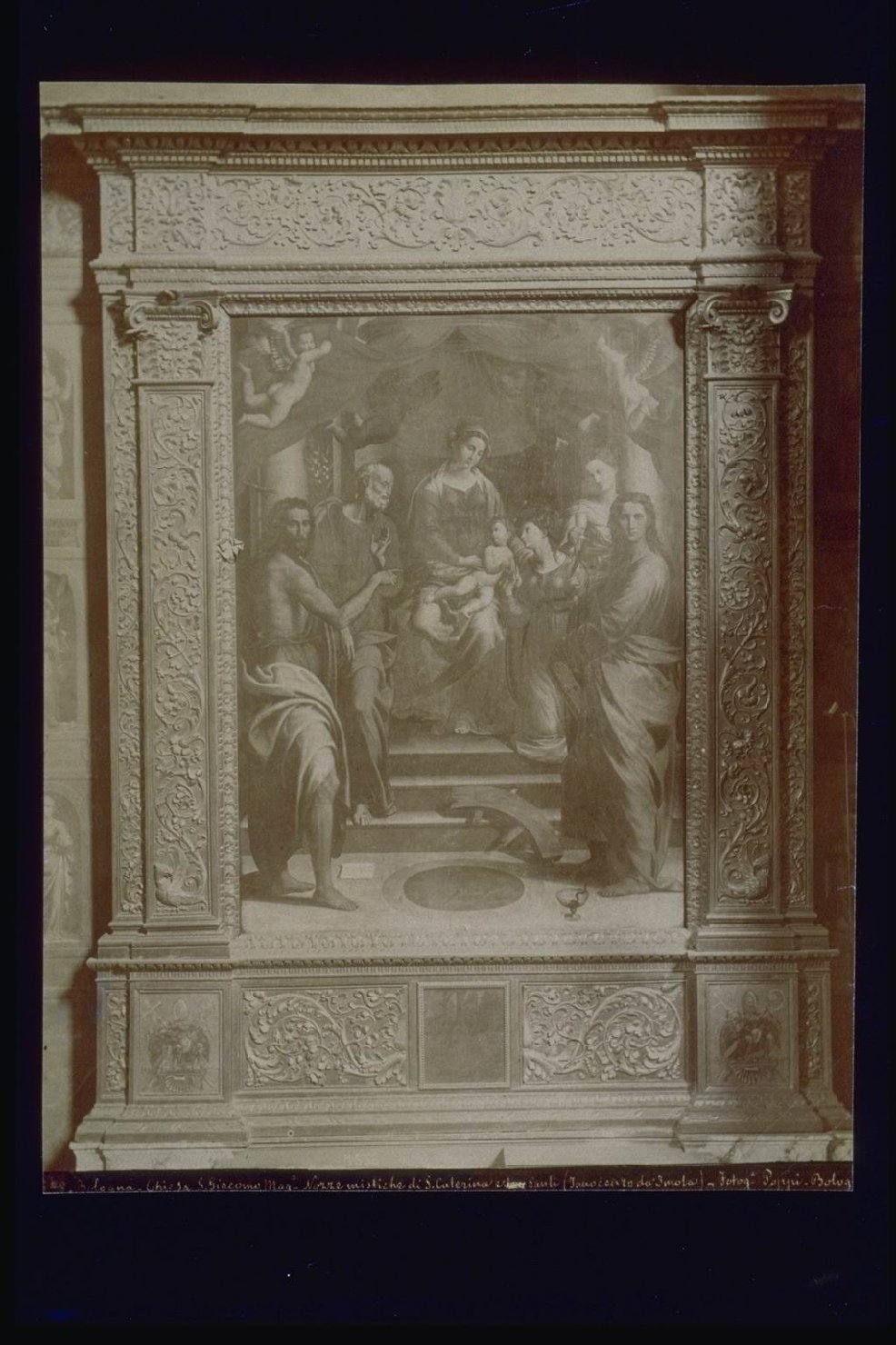 Bologna-Chiese-Dipinti (positivo) di Innocenzo da Imola, Poppi, Pietro (XIX)