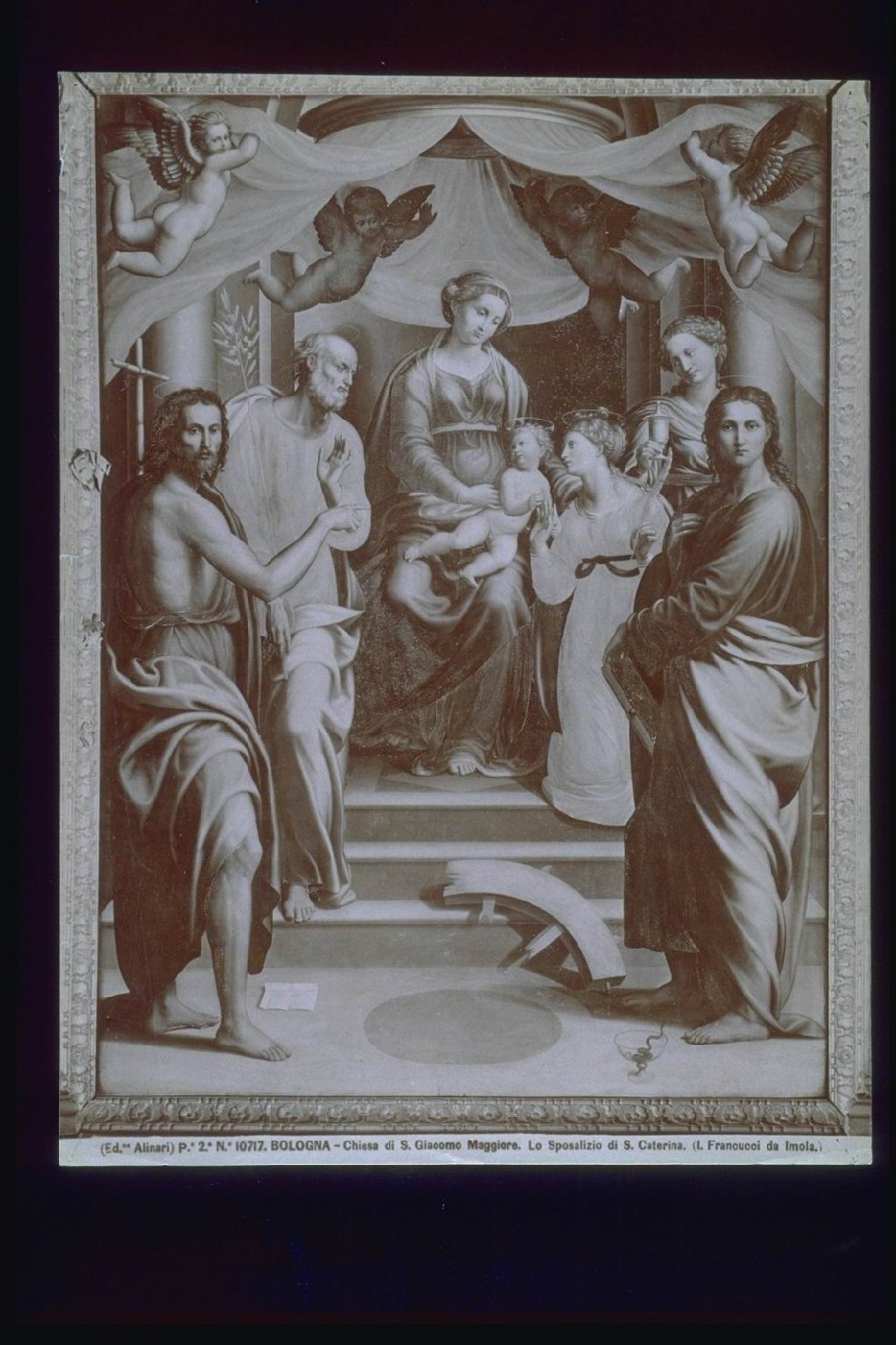 Bologna-Chiese-Dipinti (positivo) di Francucci Innocenzo detto Innocenzo da Imola, Alinari, Fratelli (XIX/ XX)