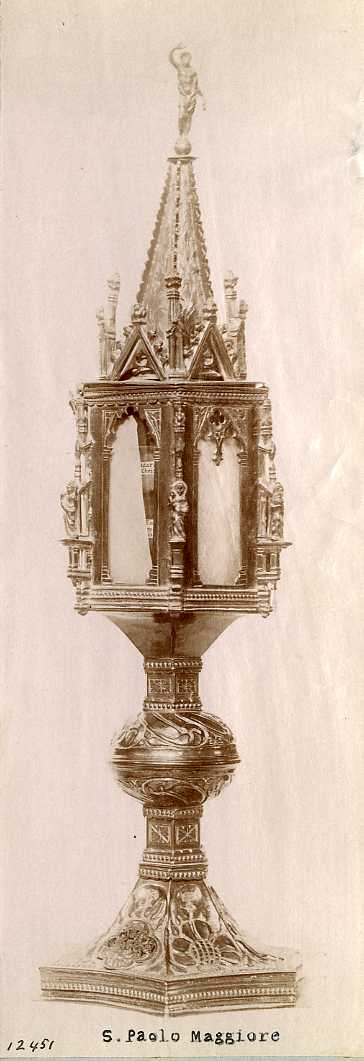 Bologna/ Chiesa di San Paolo Maggiore/ Reliquiario/ sec. XVI (positivo) di Poppi, Pietro (ditta) - ambito Italia settentrionale (XX)