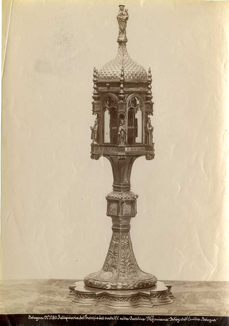 Suppellettile liturgica - Reliquiari (positivo) di Poppi, Pietro (ditta) - ambito Italia settentrionale (XIX/ XX)