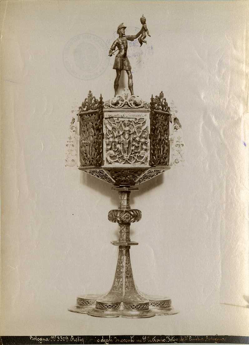Bologna/ Chiesa di S. Petronio/ Reliquiario degli Innocenti/ sec. XV (positivo) di Poppi, Pietro (ditta) - ambito Italia settentrionale (XIX/ XX)