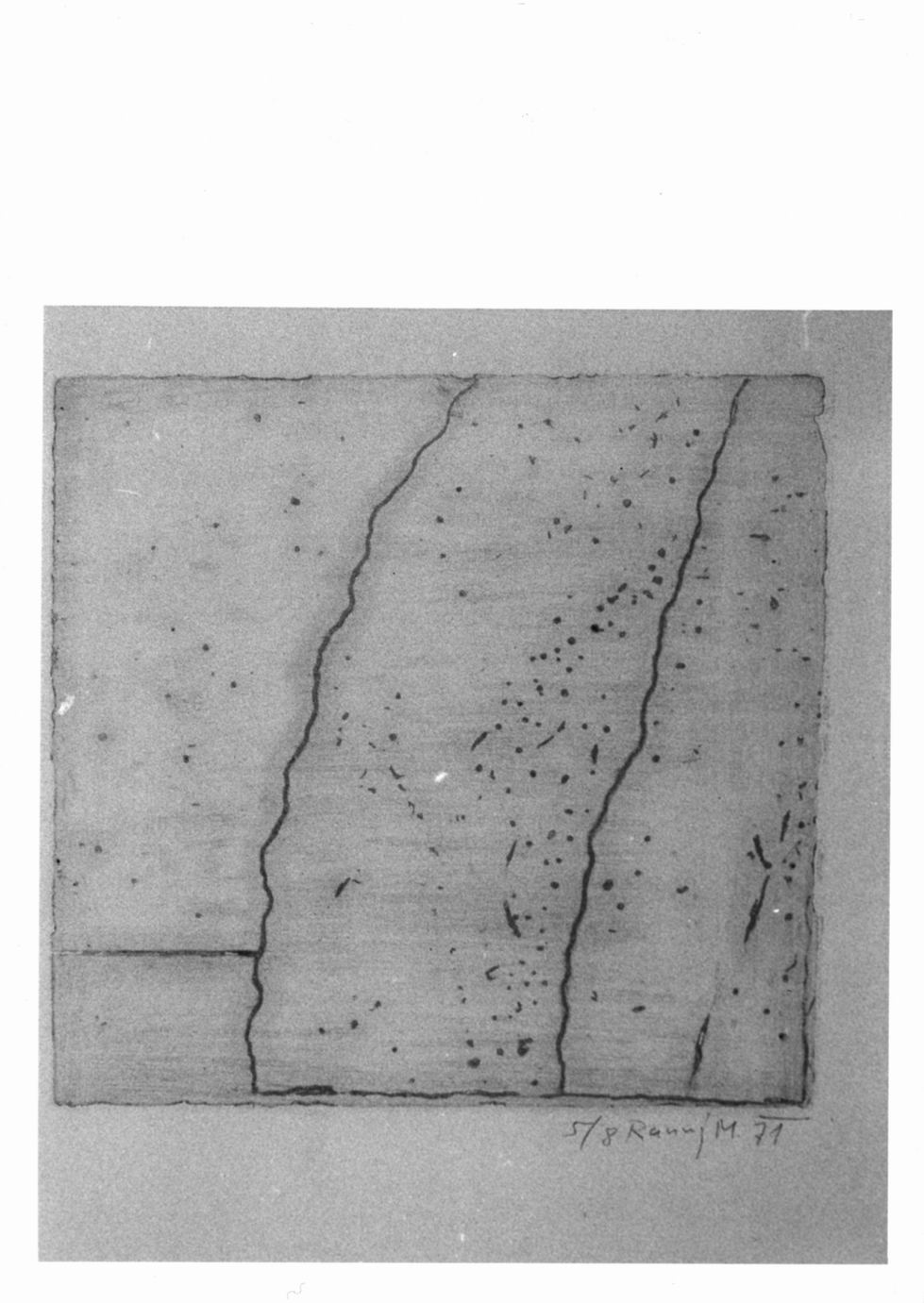 Paesaggio, Composizione astratta (stampa a colori) di Ranny Michal (sec. XX)