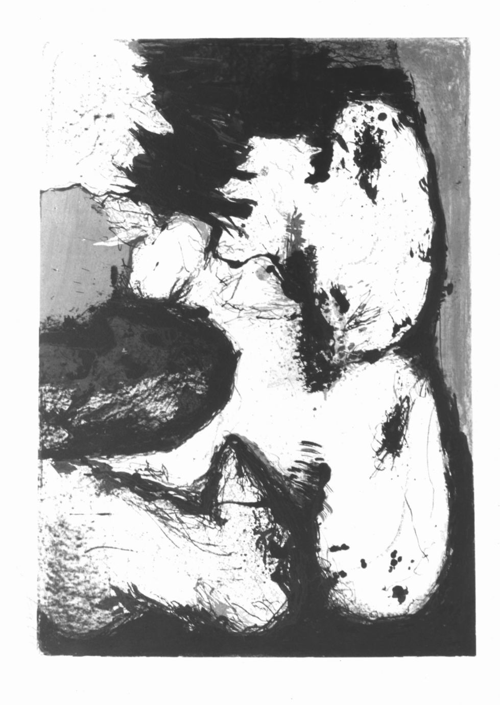 composizione astratta (stampa a colori) di Balle Mogens (sec. XX)