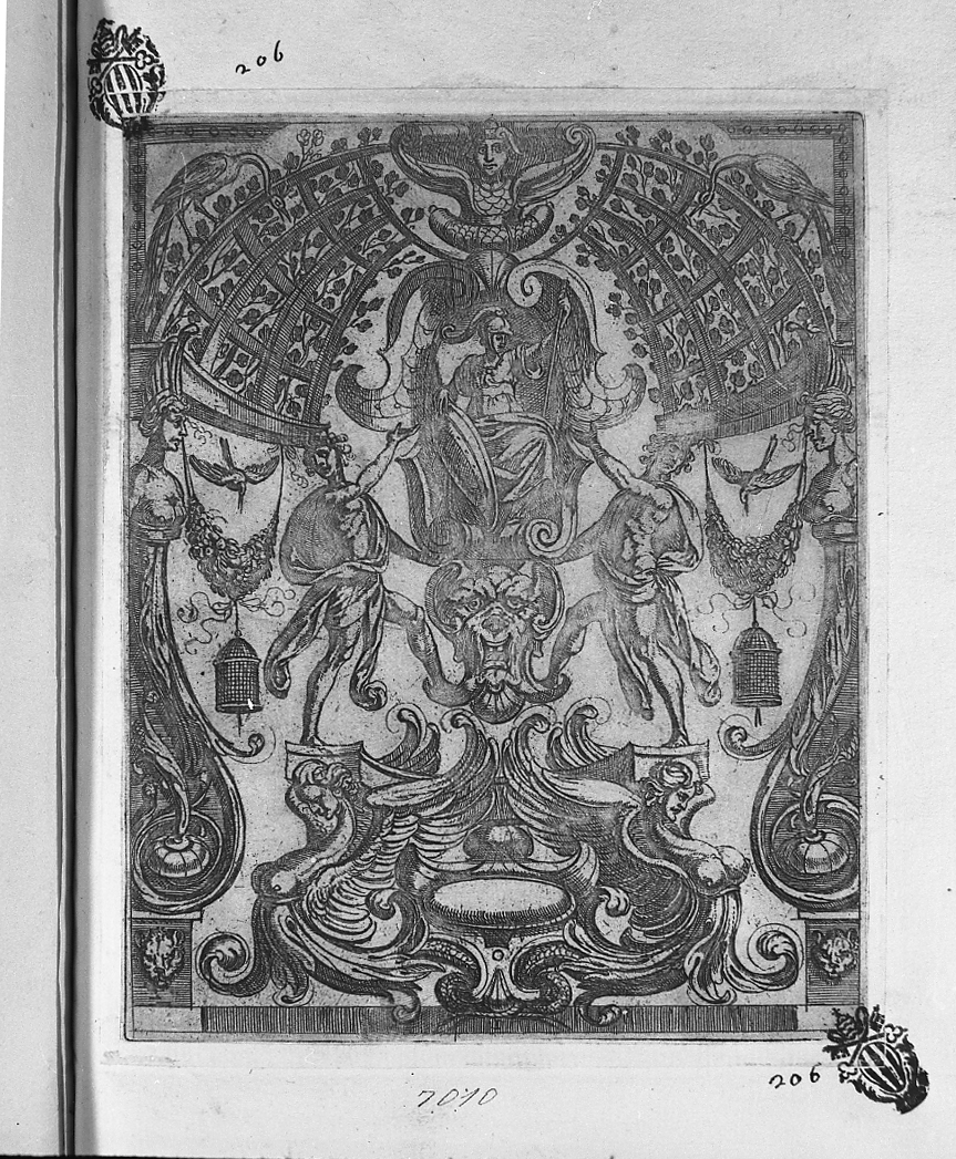 Grottesche, grottesche (stampa smarginata) di Tempesta Antonio (secc. XVI/ XVII)
