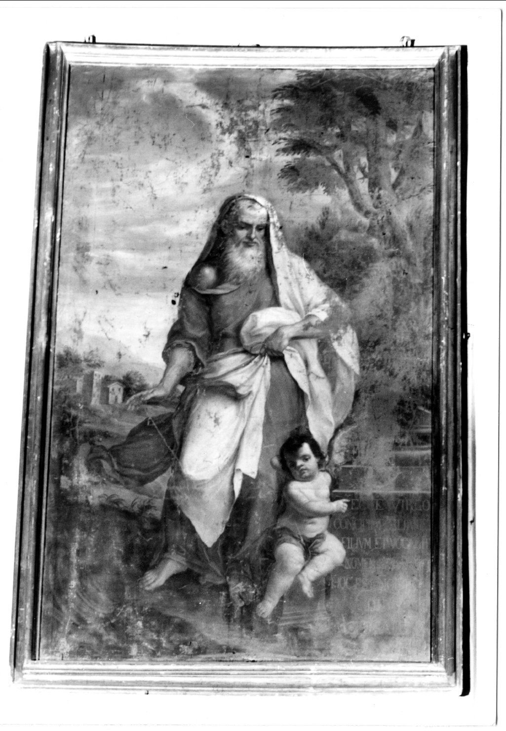 profeta Isaia (dipinto) di Pellegrini Francesco (sec. XVIII)