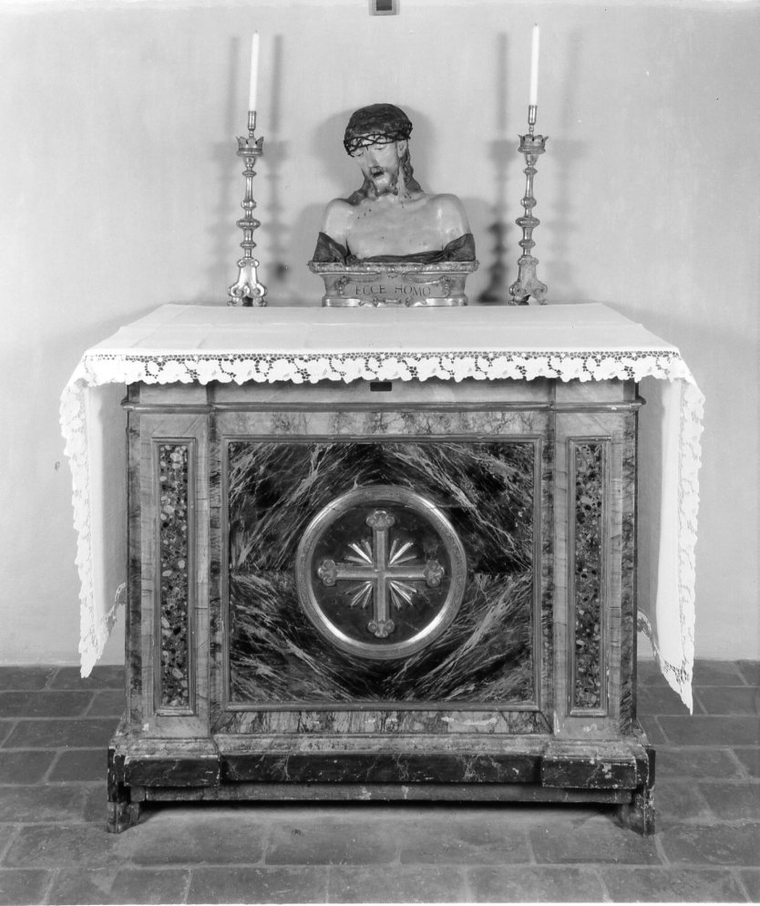 mensa d'altare - ambito bolognese (secc. XIX/ XX)