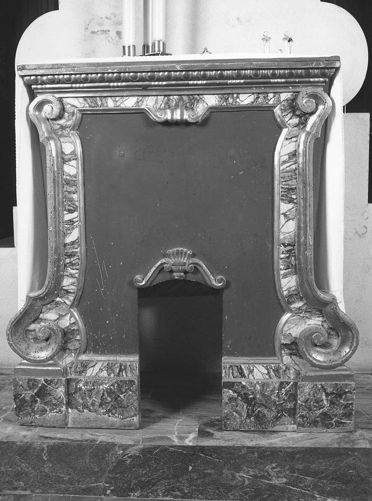 mostra di tabernacolo - manifattura emiliana (sec. XIX)