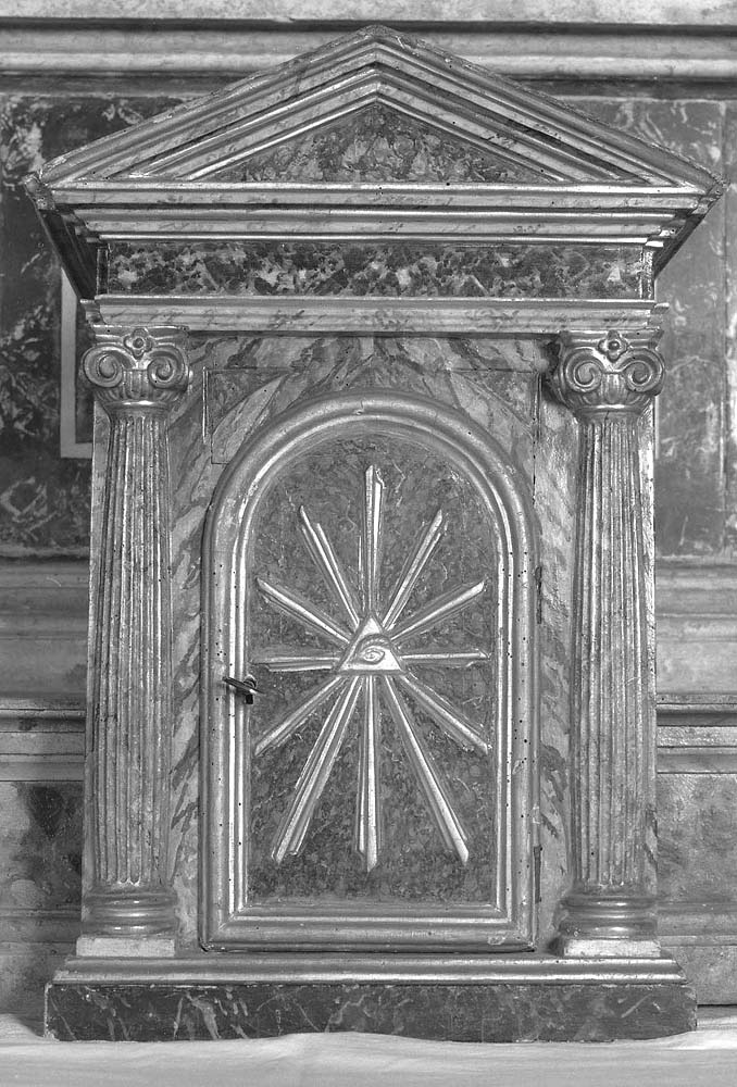 tabernacolo - manifattura emiliana (sec. XIX)
