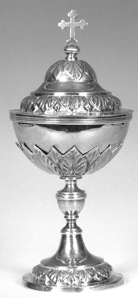 pisside - manifattura emiliana (sec. XIX)