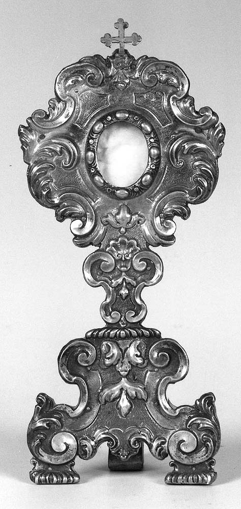 reliquiario - a ostensorio - manifattura emiliana (sec. XVIII)