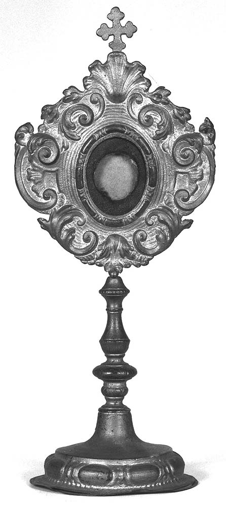 reliquiario - a ostensorio - manifattura emiliana (sec. XVIII)